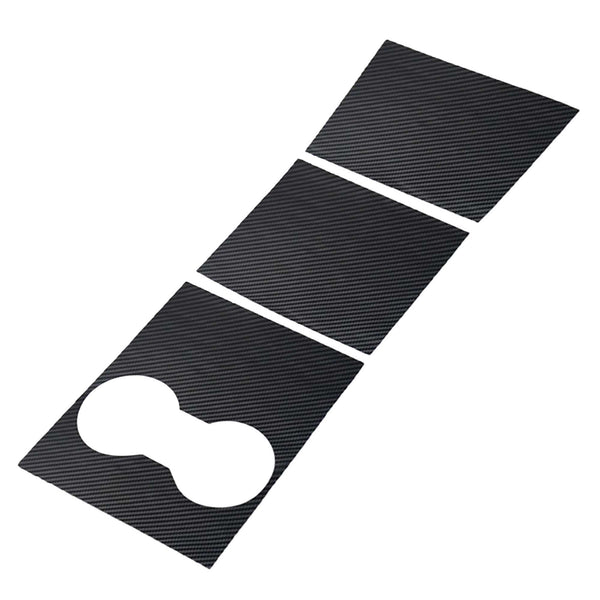 TSLA Folie For Tesla model 3 - Carbon Fiber - Midtkonsoll - Center console TM3